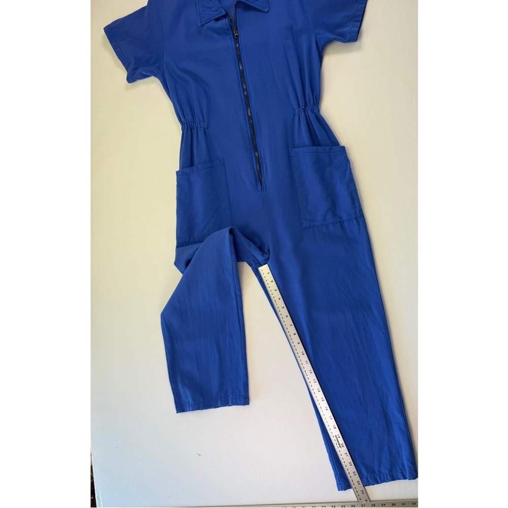 Noble Blue Utility Jumpsuit - Picture 14 of 16